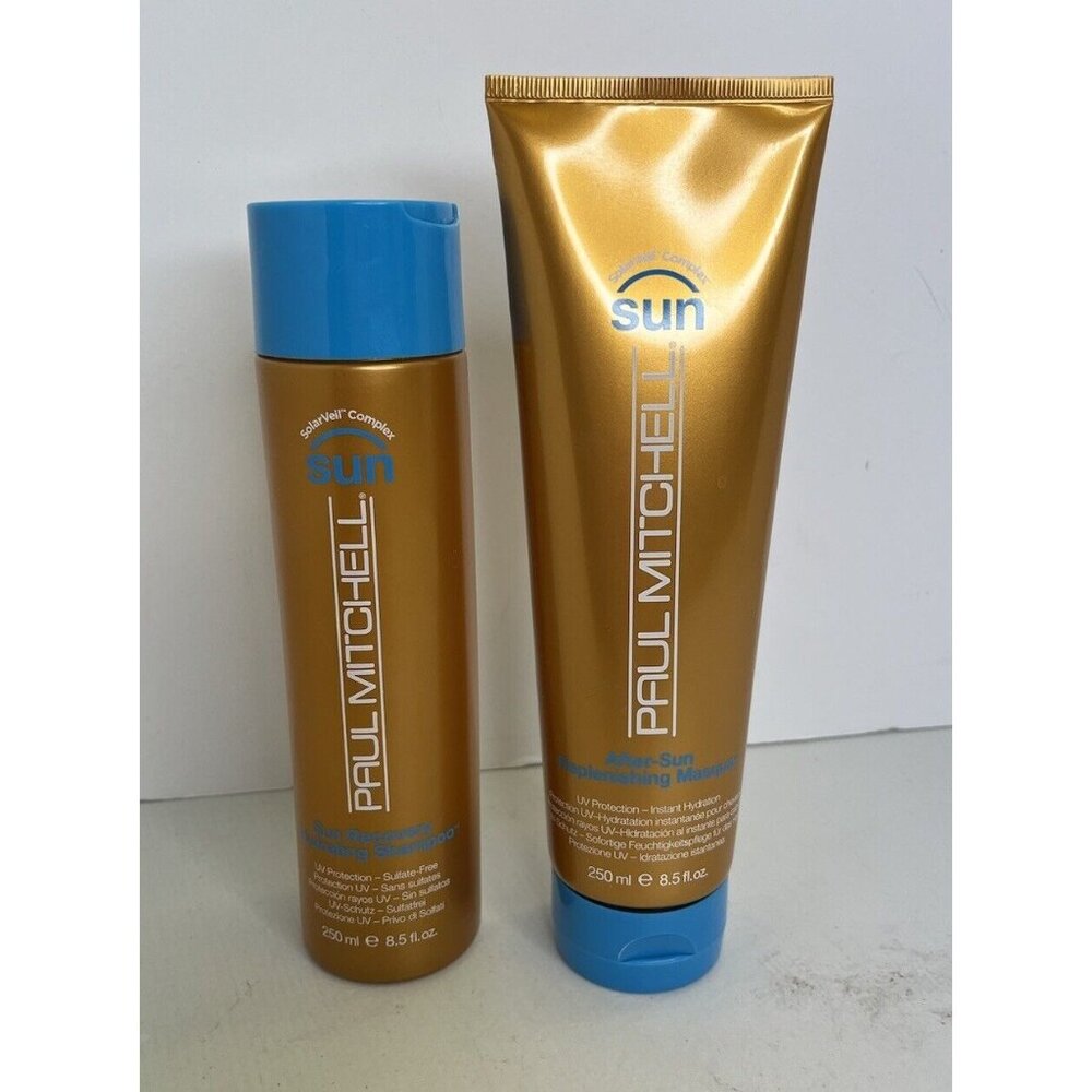Paul Mitchell Sun Recovery Hydrating Shampoo 8.5 oz After Sun Replenishing Mask